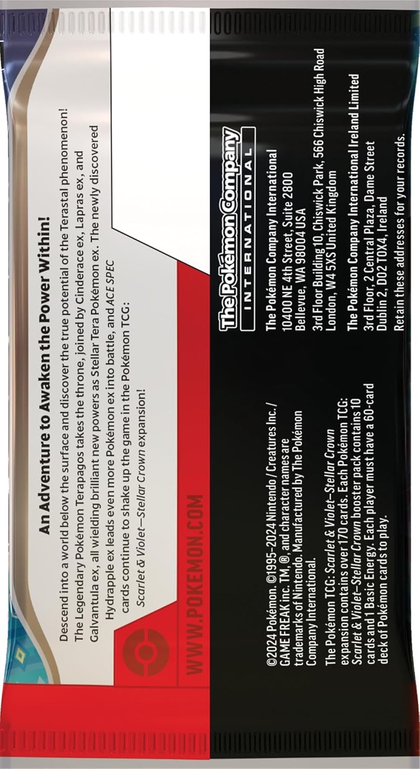 Pokémon TCG: Scarlet & Violet—Stellar Crown Booster Box (SV07) — 36 Packs