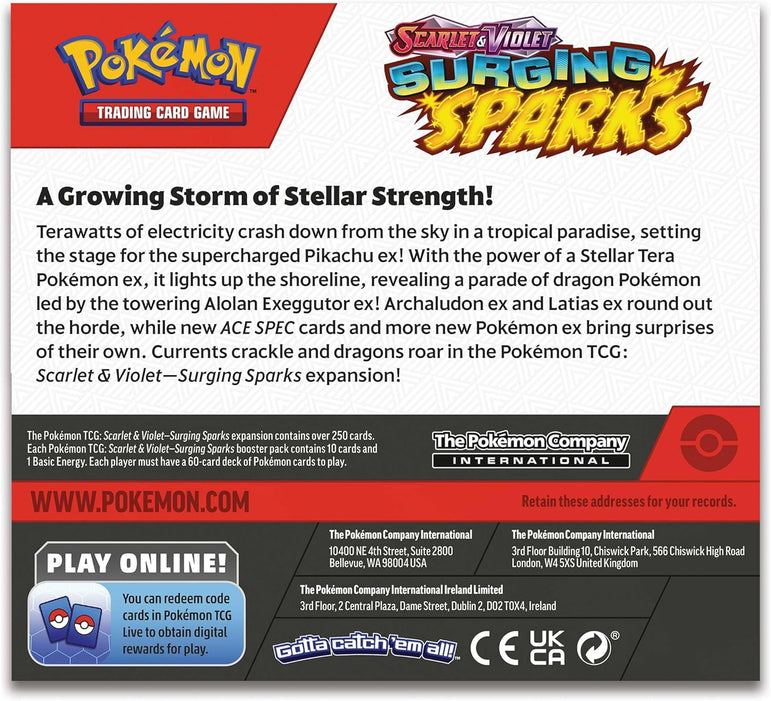 Pokémon TCG: Surging Sparks Booster Box (SV08) — 36 Packs