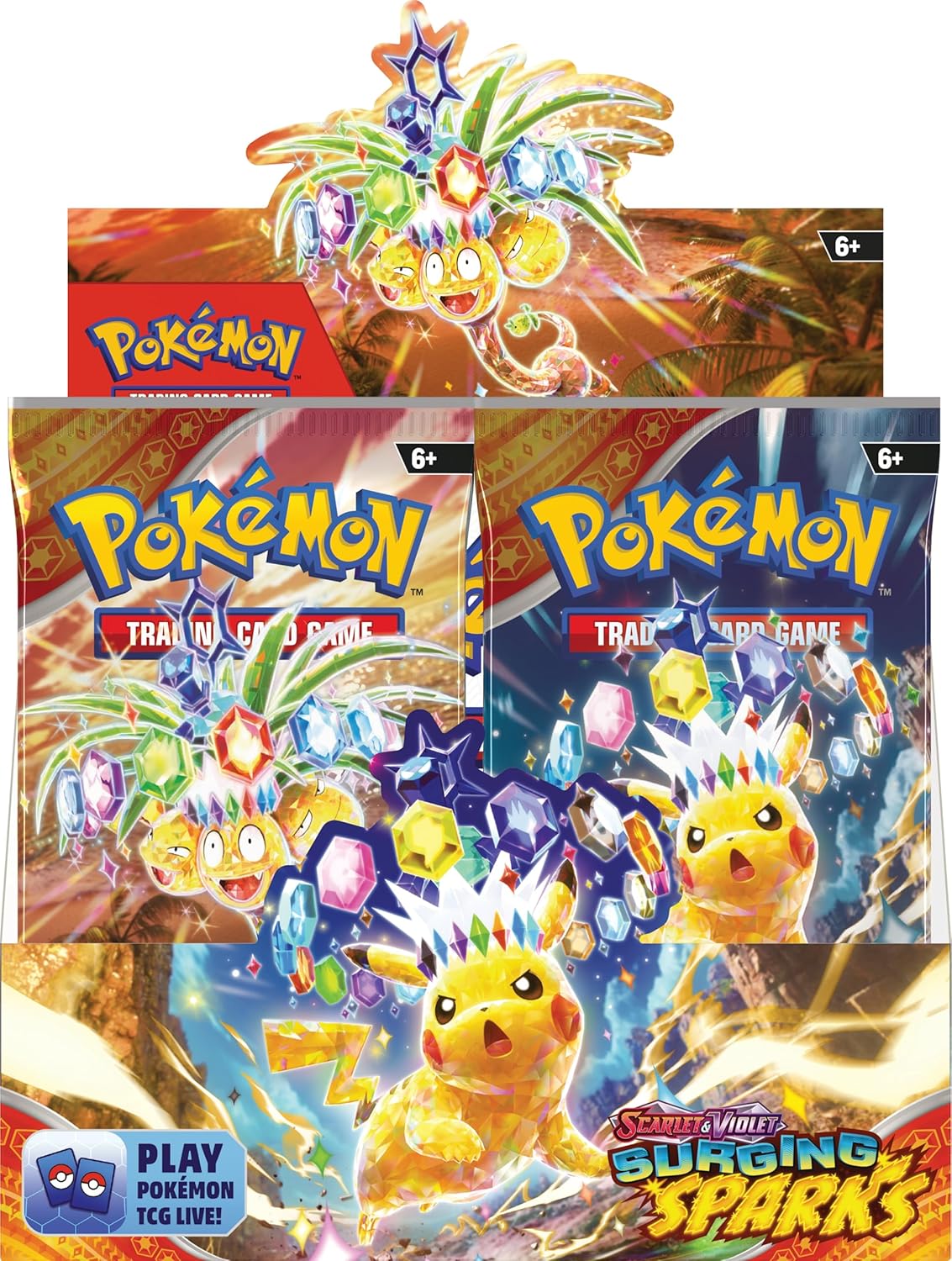 Pokémon TCG: Surging Sparks Booster Box (SV08) — 36 Packs