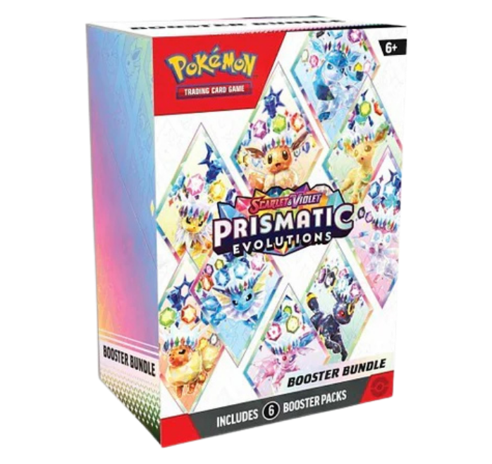 Pokémon TCG: Scarlet & Violet—Prismatic Evolutions Booster Bundle (6 Packs)