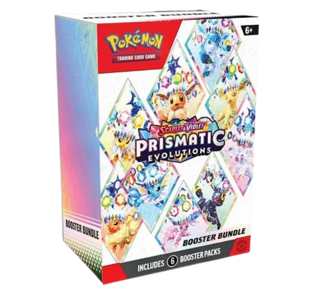 Pokémon TCG: Scarlet & Violet—Prismatic Evolutions Booster Bundle (6 Packs)