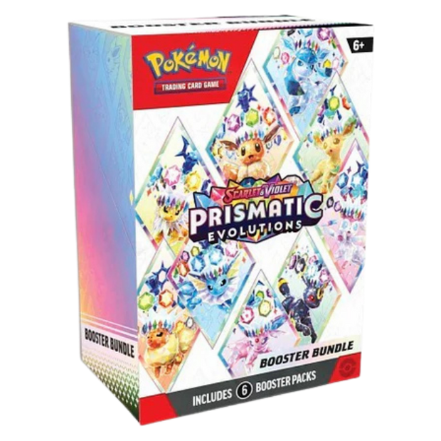 Pokémon TCG: Scarlet & Violet—Prismatic Evolutions Booster Bundle (6 Packs)