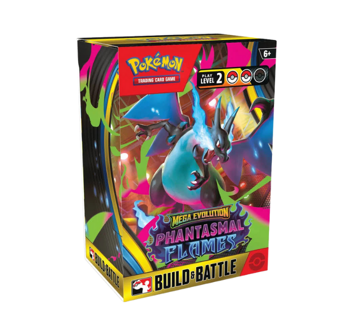 Pokémon TCG: Mega Evolution—Phantasmal Flames Build & Battle Box