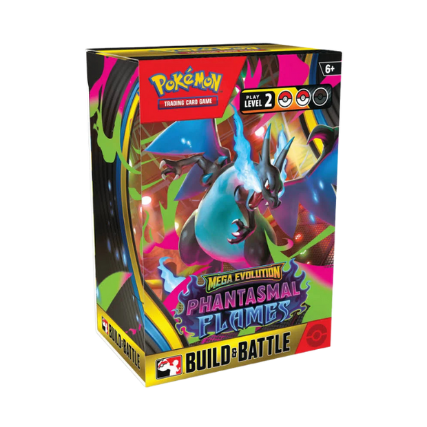 Pokémon TCG: Mega Evolution—Phantasmal Flames Build & Battle Box