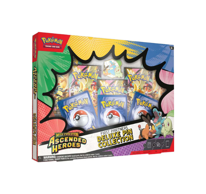 Pokémon TCG: Mega Evolution—Ascended Heroes First Partners Deluxe Pin Collection