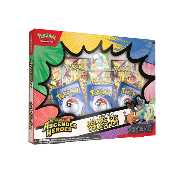 Pokémon TCG: Mega Evolution—Ascended Heroes First Partners Deluxe Pin Collection
