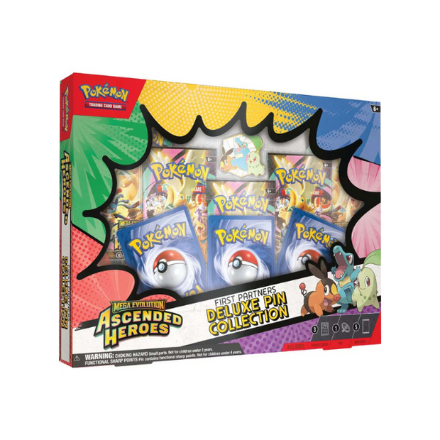 Pokémon TCG: Mega Evolution—Ascended Heroes First Partners Deluxe Pin Collection