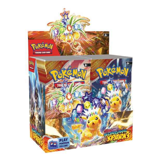 Pokémon TCG: Surging Sparks Booster Box (SV08) — 36 Packs
