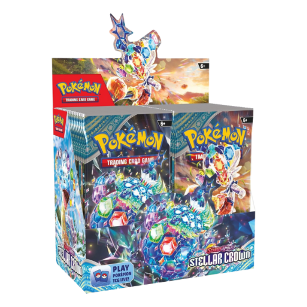 Pokémon TCG: Scarlet & Violet—Stellar Crown Booster Box (SV07) — 36 Packs