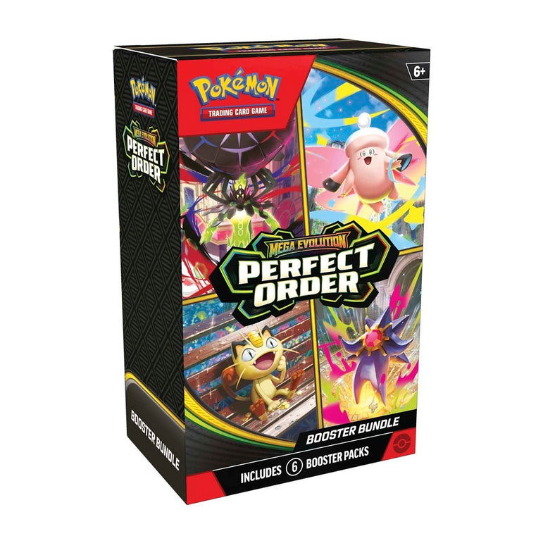 Pokémon TCG: Mega Evolution—Perfect Order Booster Bundle (6 Packs)