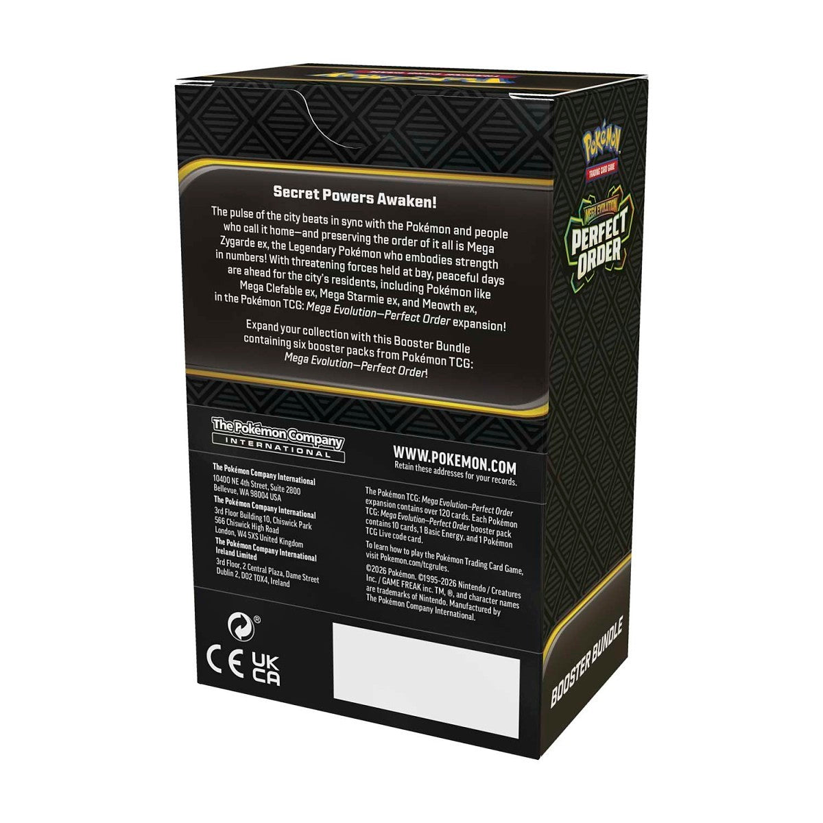 Pokémon TCG: Mega Evolution—Perfect Order Booster Bundle (6 Packs)