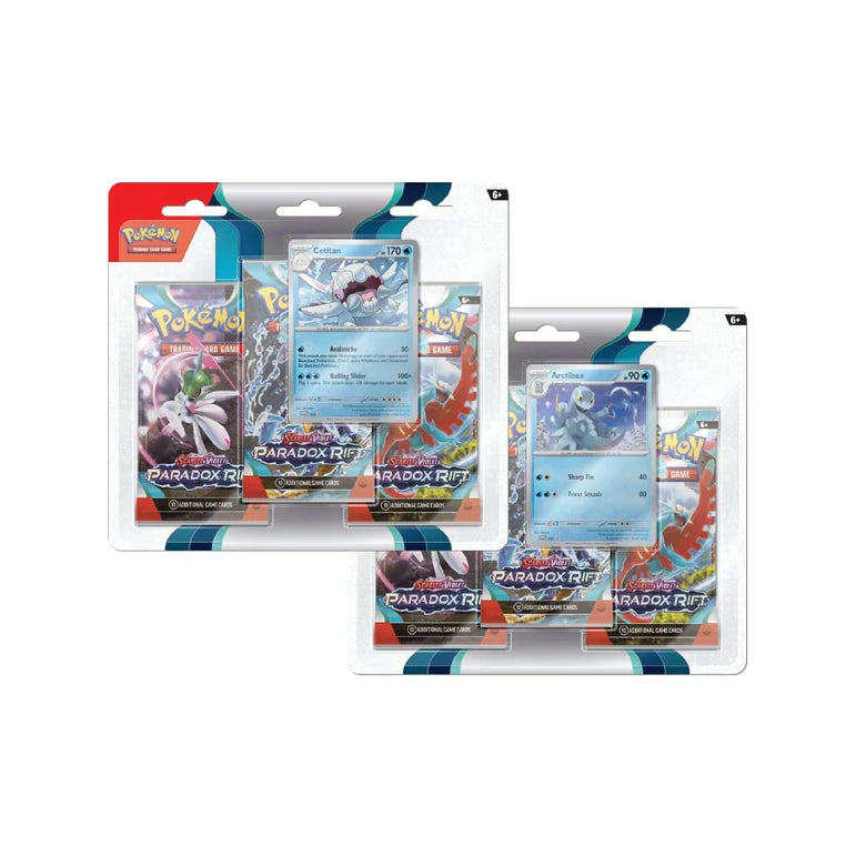 Pokémon TCG: Scarlet & Violet—Paradox Rift 3-Pack Blister (Cetitan / Arctibax)