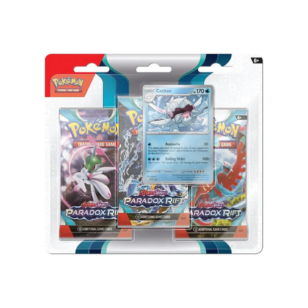 Pokémon TCG: Scarlet & Violet—Paradox Rift 3-Pack Blister (Cetitan / Arctibax)