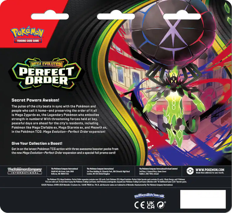 Pokémon TCG: Mega Evolution Perfect Order 3-Pack
