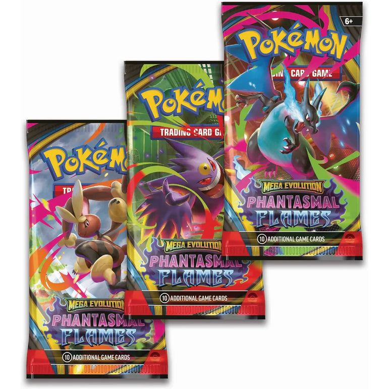 Pokémon TCG: Mega Evolution—Phantasmal Flames 3-Pack Blister (Sneasel / Weavile)