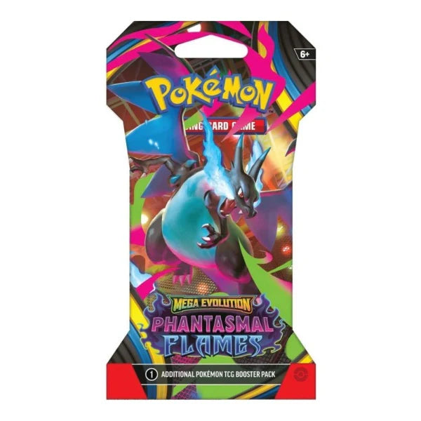 Pokémon TCG: Mega Evolution—Phantasmal Flames Sleeved Booster Pack