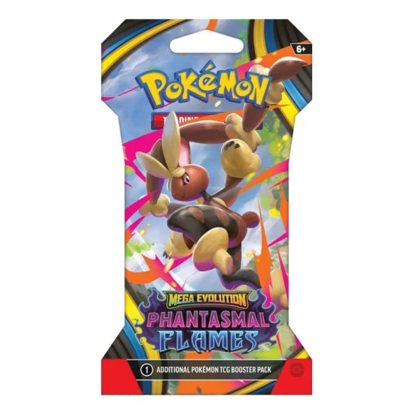 Pokémon TCG: Mega Evolution—Phantasmal Flames Sleeved Booster Pack
