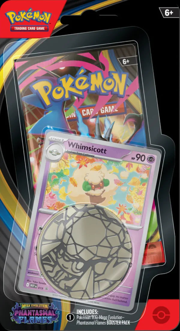 Pokémon TCG: Mega Evolution—Phantasmal Flames Checklane Blister (Cottonee / Whimsicott)